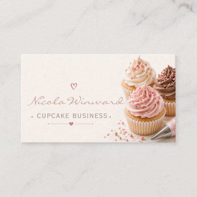 Cupcake Business Card (Front)