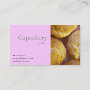 cupcake business card
