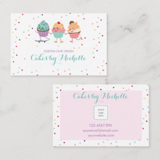 Cupcake Business card for Bakers