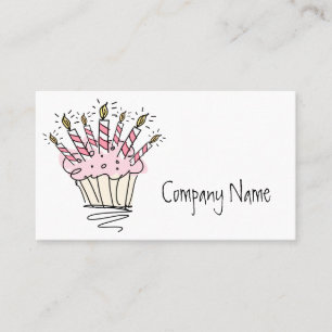 Cupcake business card template