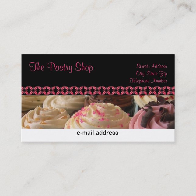 Cupcake Business Cards for BP (Front)