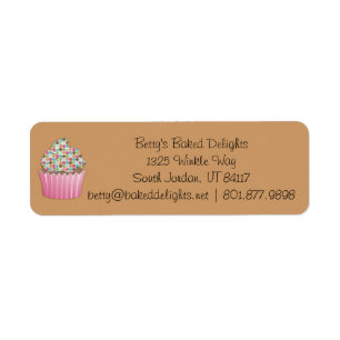 Cupcake Business Labels