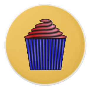 Cupcake by Kenneth Yoncich Ceramic Knob