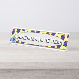 Cupcake by Kenneth Yoncich Desk Name Plate