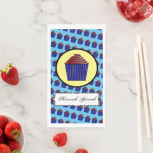 Cupcake by Kenneth Yoncich Napkin