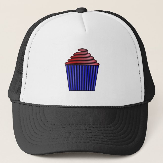 Cupcake by Kenneth Yoncich Trucker Hat (Front)