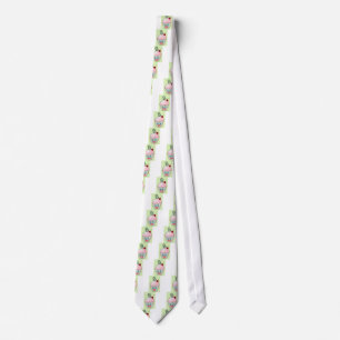Cupcake Cake Birthday Pattern Face Eye Cute Eight Tie