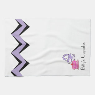 Cupcake Cat Art-Deco Custom Towels