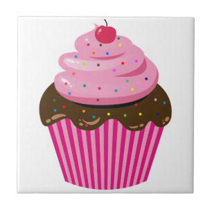 Cupcake Ceramic Tile