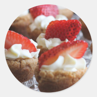 Cupcake Classic Round Sticker