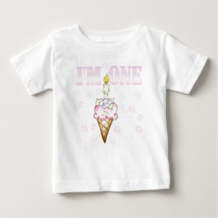 Cupcake Cone I'm One Baby T-Shirt