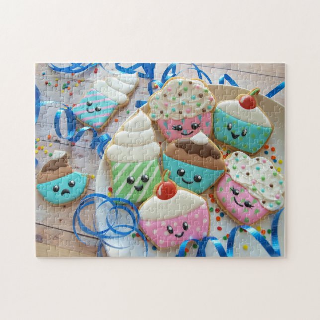 Cupcake Cookie Jigsaw Puzzle (Horizontal)