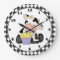 Cupcake cow clock
