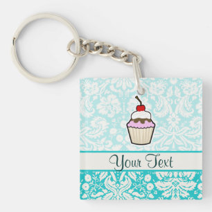 Cupcake; cute key ring