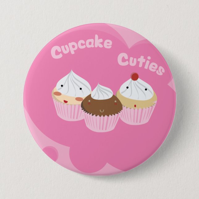 Cupcake Cuties! 7.5 Cm Round Badge (Front)