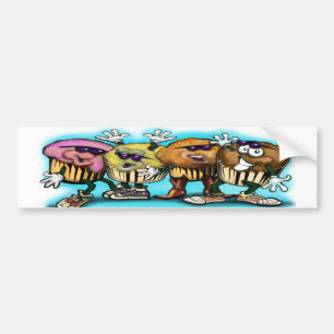 CupCake Dance Bumper Sticker