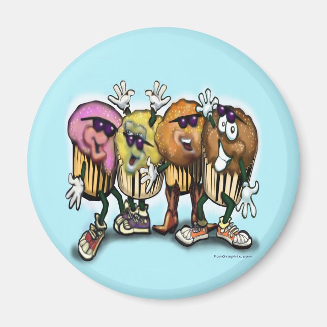 CupCake Dance Magnet (Front)