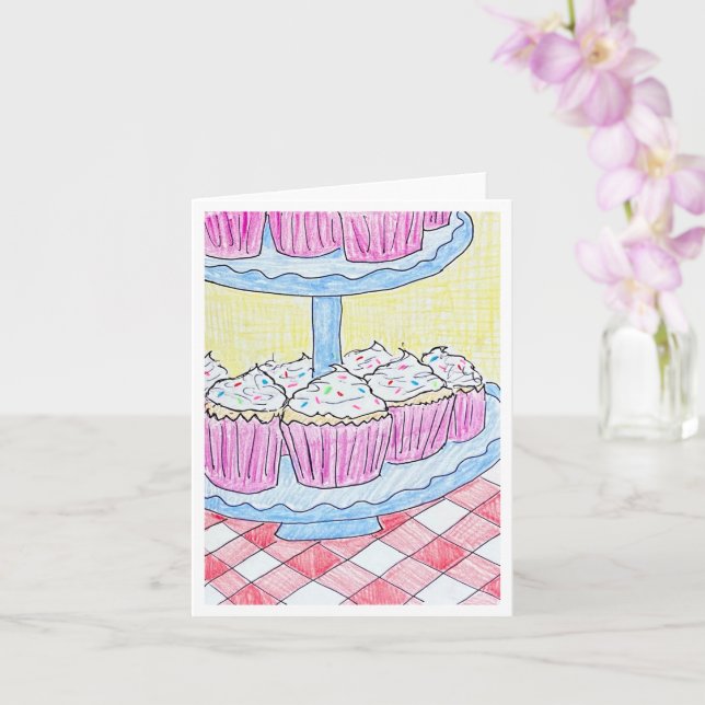 Cupcake Delight Card (Orchid)