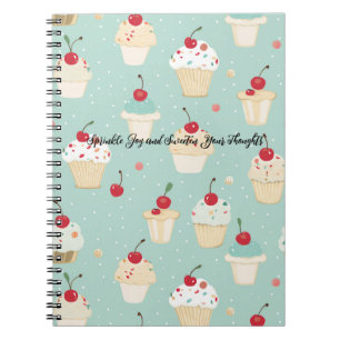 Cupcake Delights Spiral-Bound Notebook