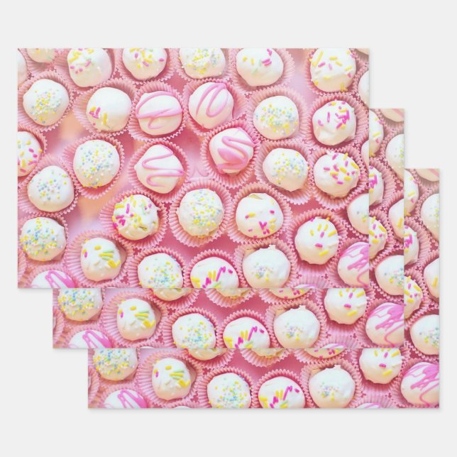 Cupcake Delights Wrapping Paper Sheet (Set)