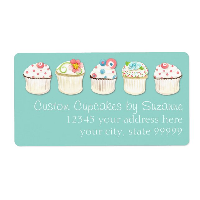 Cupcake Dessert Baking Bakery Business Identity (Front)