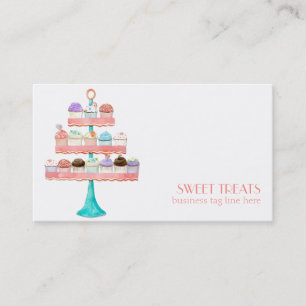Cupcake Dessert Baking Bakery Business Package Card