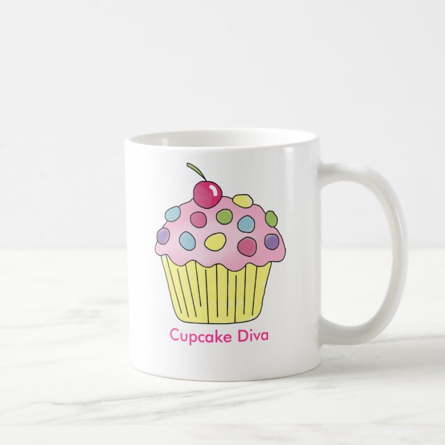 Cupcake Diva Coffee Mug (Right)
