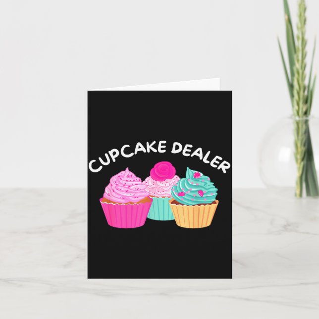 Cupcake Er - Funny Cupcake Baker Pastry Baking Gif Card (Front)