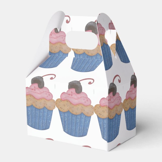 Cupcake Favour Box (Back Side)