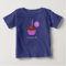Cupcake First Birthday Tshirt purple Personalised
