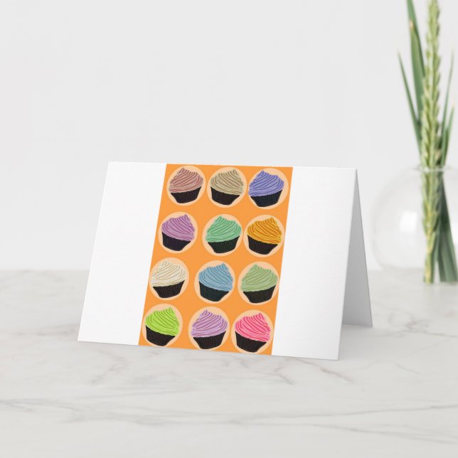 Cupcake Flavours Card (Front)