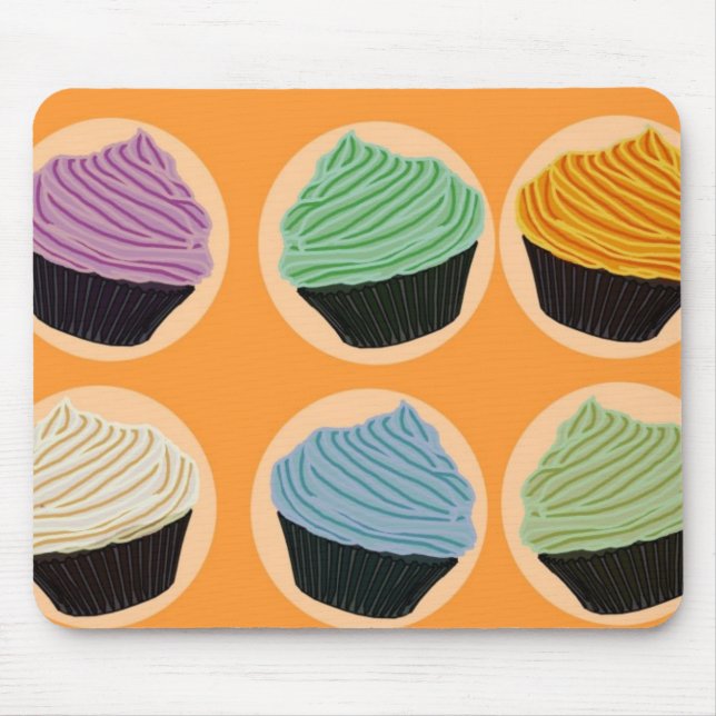 Cupcake Flavours Mouse Pad (Front)