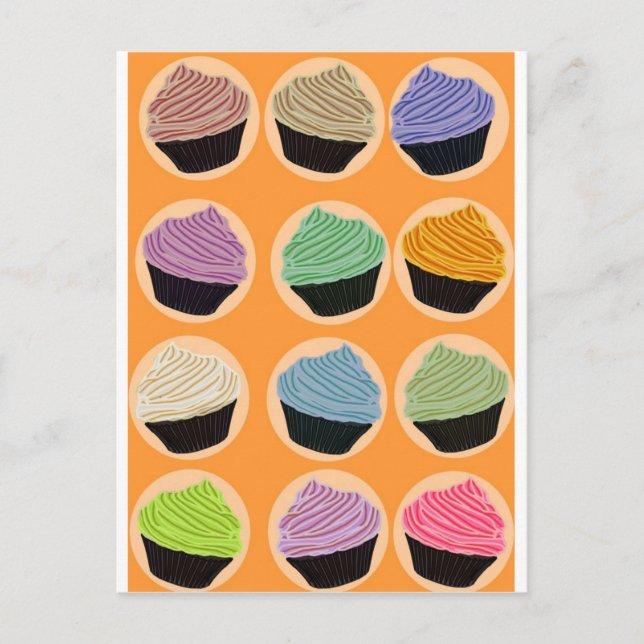Cupcake Flavours Postcard (Front)