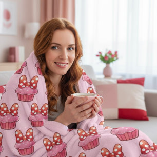 Cupcake Fleece Blanket