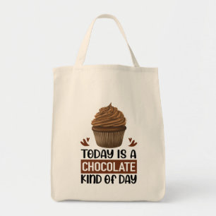 Cupcake Foodie Chocoholic Dessert Funny Chocolate Tote Bag