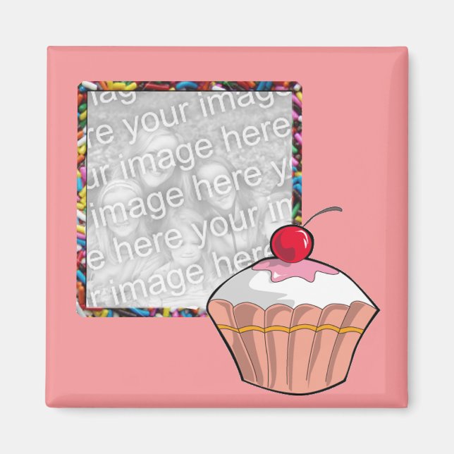 cupcake frame magnet (Front)