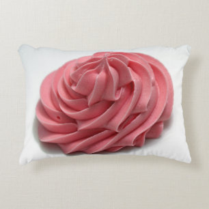Cupcake frosting swirl decorative cushion