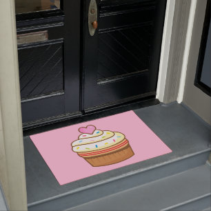 Cupcake fun baking doormat