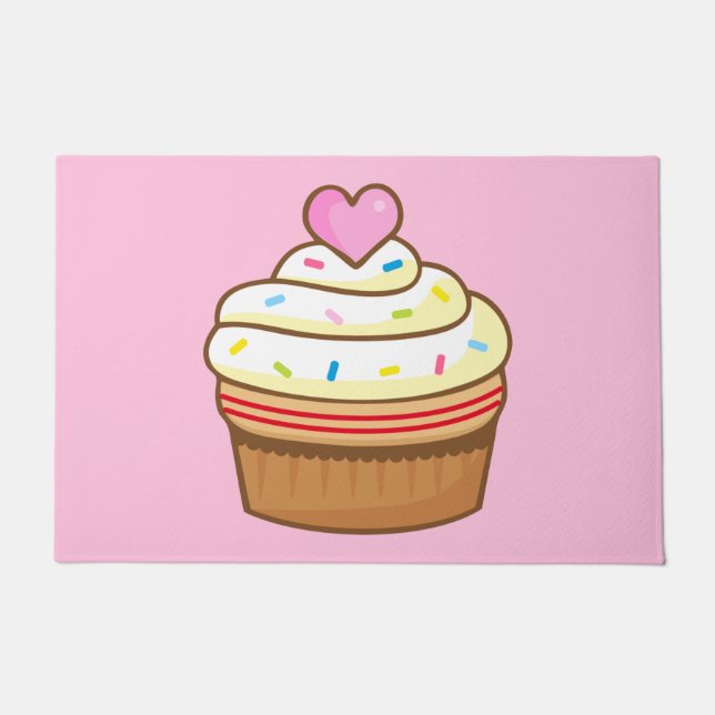 Cupcake fun baking  doormat (Front)