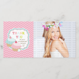 Cupcake Fun Colourful Thank you