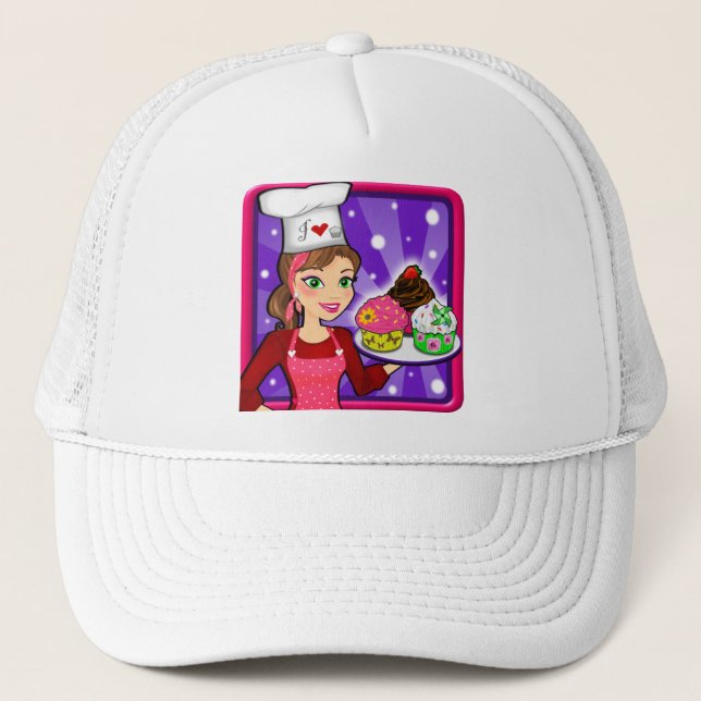Cupcake Girl Cap (Front)