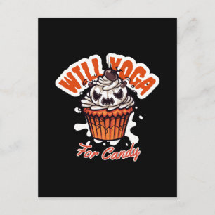 Cupcake Halloween idea for Moms Yoga Enclosure Card