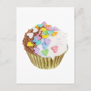 Cupcake Hearts Postcard