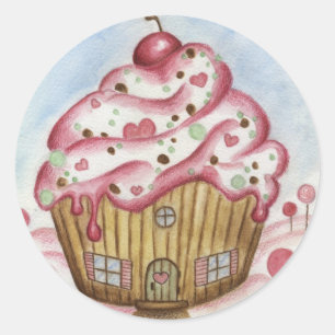 Cupcake House Stickers 