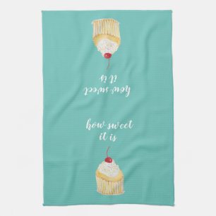 Cupcake How Sweet It Is Kitchen Towel