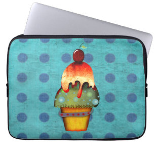 Cupcake ice cream Neoprene Bag