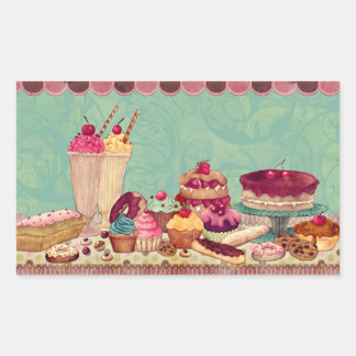 Cupcake & Ice Cream Treats Stickers