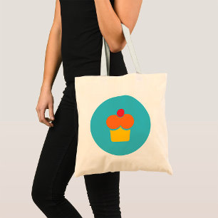 Cupcake Icon Tote Bag