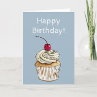 Cupcake Illustration | Happy Birthday