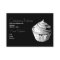 Cupcake in greys business card template